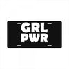 girl pwr License Plate