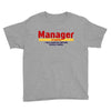 Manager Of Myselfy i Was Nobody Before Social Media Youth Tee