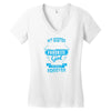 My Sister Is Totally My Most Favorite Girl Women's V-Neck T-Shirt