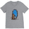 the looking glass V-Neck Tee