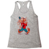 the flying spaghoofy monster Racerback Tank