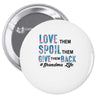 grandma life Pin-back button
