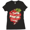 you are the apple of my eye Ladies Fitted T-Shirt