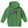 peace love wine Youth Hoodie