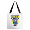 angry bull Tote Bags