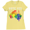 Vote Yes, Australian Marriage Equality Ladies Fitted T-Shirt