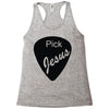 pick jesus bible Racerback Tank