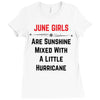 June Girls Ladies Fitted T-Shirt