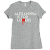alexandria is for lovers Ladies Fitted T-Shirt
