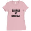 cute gender roles Ladies Fitted T-Shirt