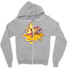 hot macs wrestling in cheese Zipper Hoodie