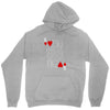king of hearts playing card Unisex Hoodie