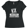 ez meme pubg winner winner chicken dinner Women's Triblend Scoop T-shirt