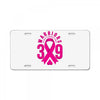 end breast cancer   39 warriors License Plate