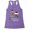 pinkman and the heisenbrain Racerback Tank