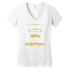 grumpy old crane operator Women's V-Neck T-Shirt