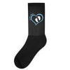 Baby Boy with Heart Any Name Customized Socks