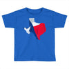 Eroded Texas Map With Flag Toddler T-shirt