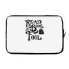 read a book, fool Laptop sleeve