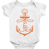 anchored faith Baby Onesie