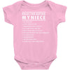 rules for dating my niece Baby Onesie
