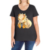 arcanine Ladies Curvy T-Shirt