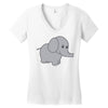 elephant cute Women's V-Neck T-Shirt