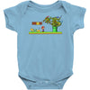 revenge of the turtles Baby Onesie