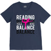 Reading Yoga Wine Balance V-Neck Tee