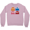cool retro 80s pacman ghosts video games Crewneck Sweatshirt