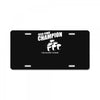 beer pong champion License Plate