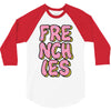 donut frenchies 3/4 Sleeve Shirt