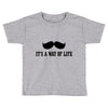 mustache Toddler T-shirt