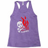 skull &amp; flames Racerback Tank