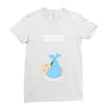 Estimated Delivery September Baby Boy Ladies Fitted T-Shirt