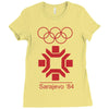sarajevo 1984 84' olympic Ladies Fitted T-Shirt