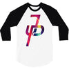 jake paul cool colors 3/4 Sleeve Shirt