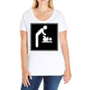 game over baby Ladies Curvy T-Shirt