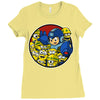 mega minions Ladies Fitted T-Shirt
