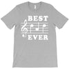 Best Dad Ever Funny Music Note T-Shirt