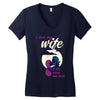 to the moon and back Women's V-Neck T-Shirt