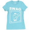 swag switched on Ladies Fitted T-Shirt