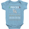pisces christmas ugly sweater Baby Onesie