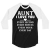 I Love You Aunt 3/4 Sleeve Shirt