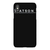 watson md   detective sherlock holmes house doctor tv show logo gift t iPhoneX Case