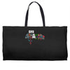 and that how i saved the world Weekender Totes