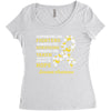 Supporting the Fighters Admiring the Survivors Honoring the Taken Women's Triblend Scoop T-shirt