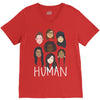 Women's March We are Human V-Neck Tee