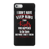 step kids white letter iPhone 7 Case