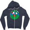 who watches the pizza Zipper Hoodie